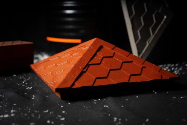 Колпак Zking Эверест Красный на столб 1.5х1.5 кирпича (390х390мм) в Грозном фото