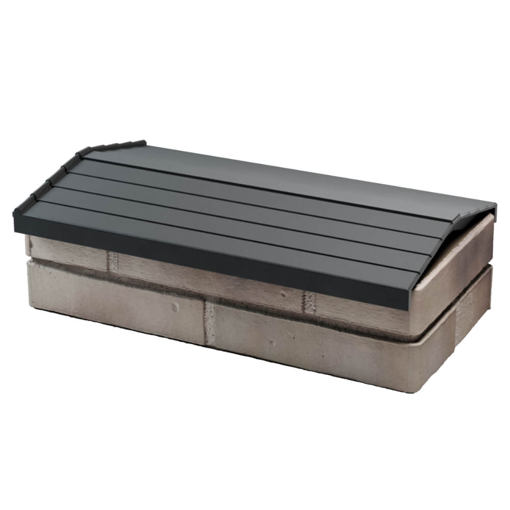 Парапет Zking Бона ХайТек Серый с посадкой на 1 кирпич (200/225/255мм) в Грозном фото