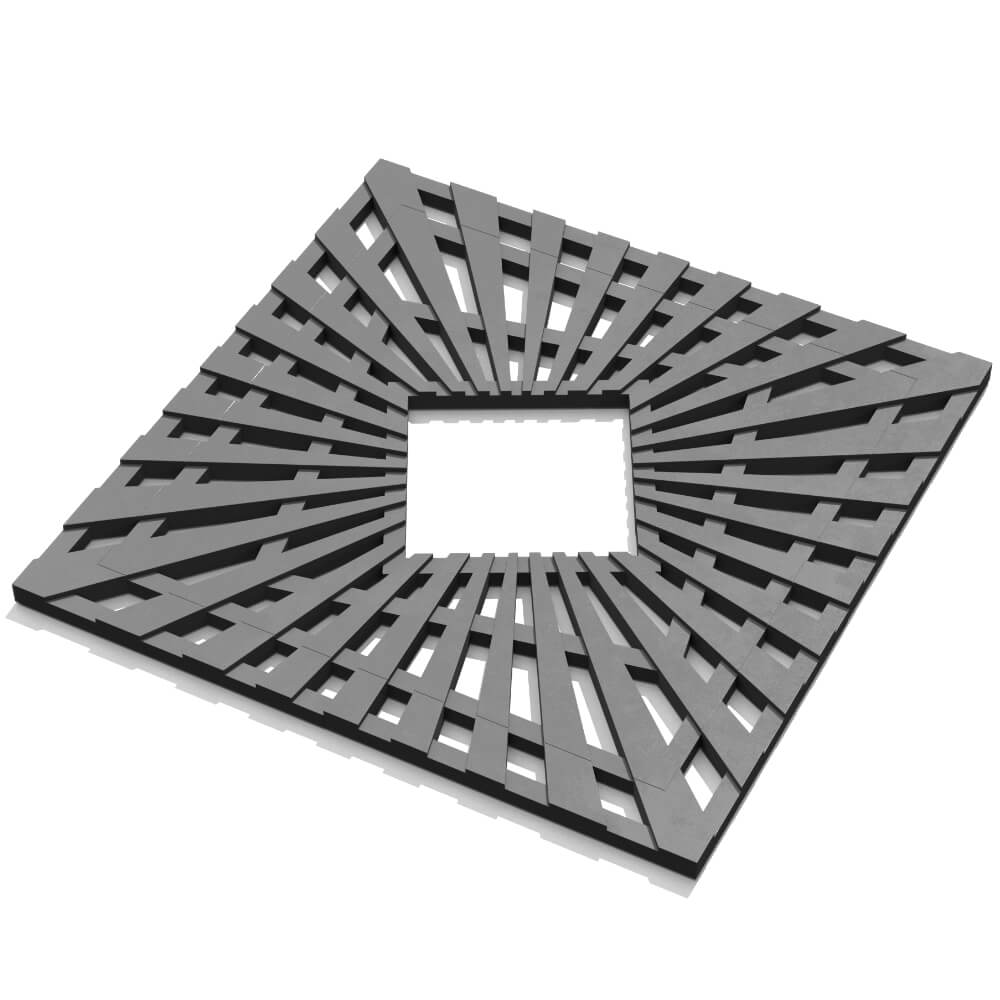 Приствольная решетка для дерева ZKING ATMOSPHERE 1.2х1.2м Серая в Грозном фото