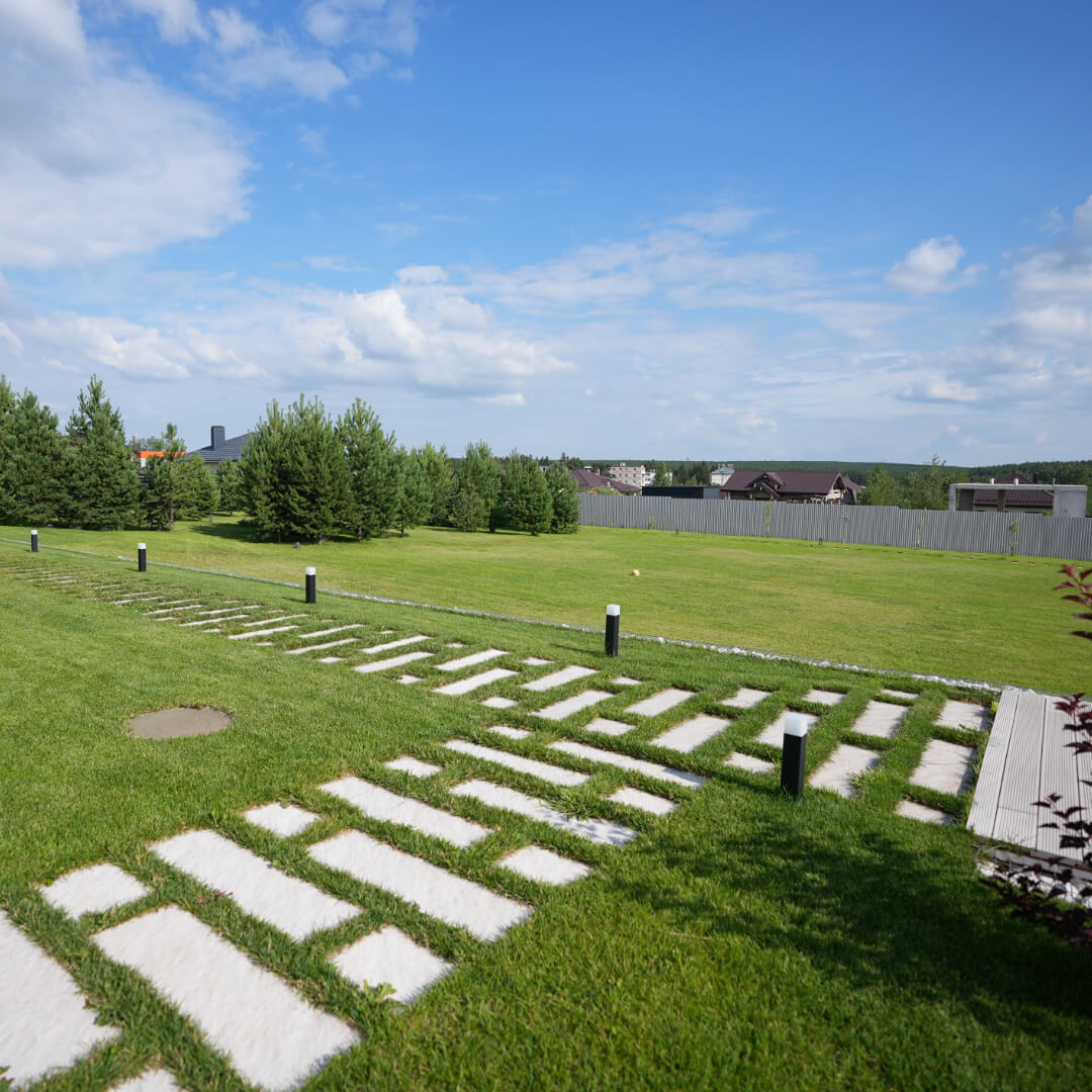 Шаговая плита STONE Светлая Галька 990х330х55мм в Грозном фото