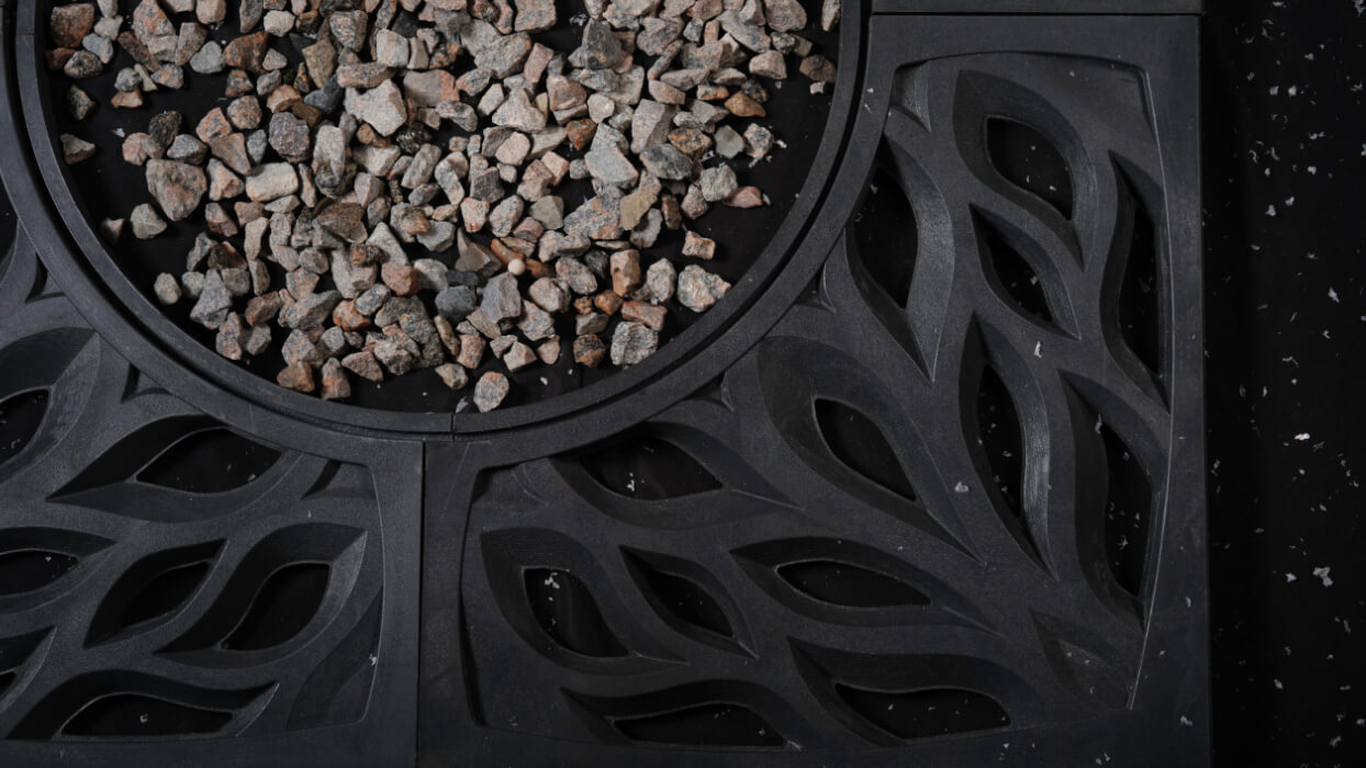 Приствольная решетка для дерева ZKING CRUST 1.2х1.2м Черная в Грозном фото